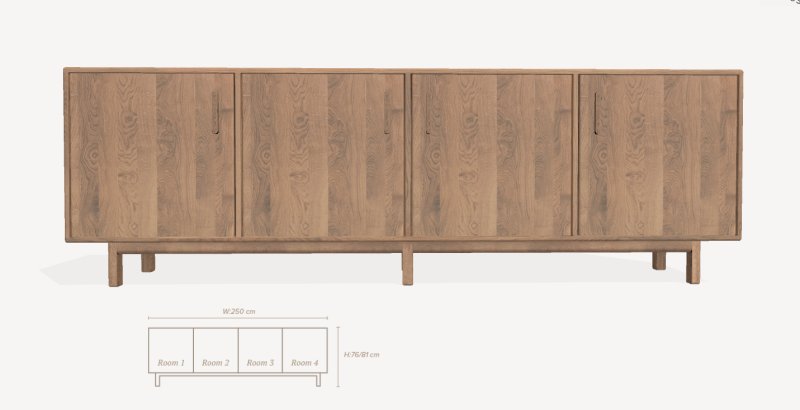 Options 4 Section Sideboard 1