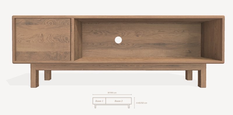 Options HIFI Sideboard 2 Sections 1