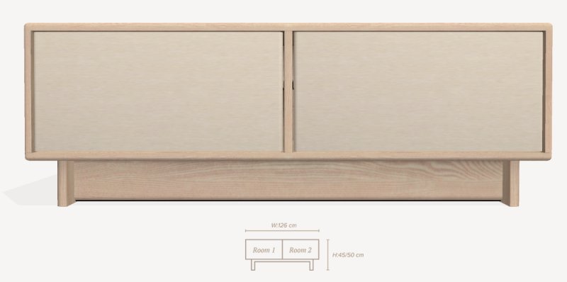 Options HIFI Sideboard 2 0   2 Sections  1  3 