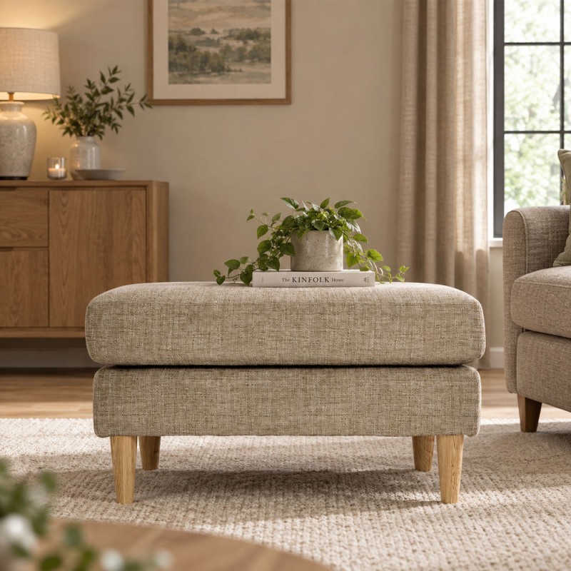 Clara Footstool Fabric Lifestyle