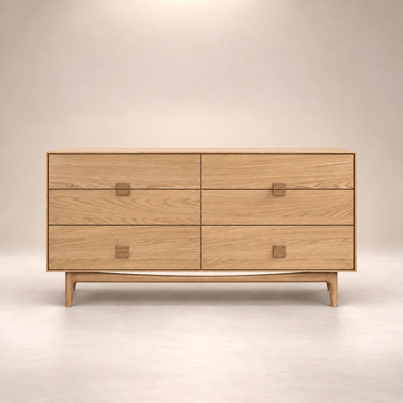 Larsen 6 Drawer Wide Chest Main Image HF