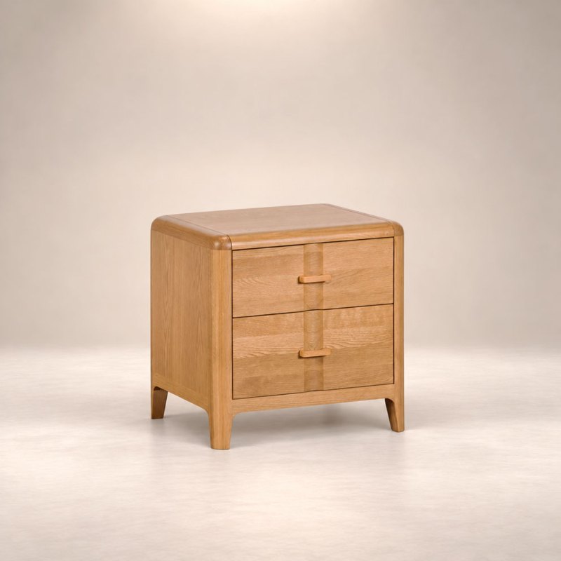 Maddison 2 Drawer Bedside Main Image HF