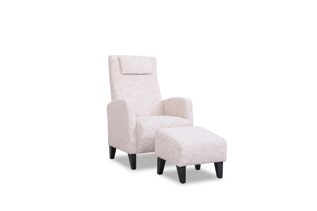 Arthur Chair and Footstool Set