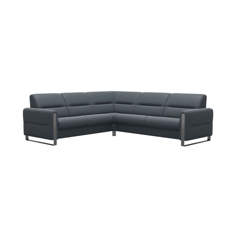 Stressless Stressless Fiona Corner Group, 2.5 Seats LHF, 2.5 Seats RHF, with Steel Arms in Leather
