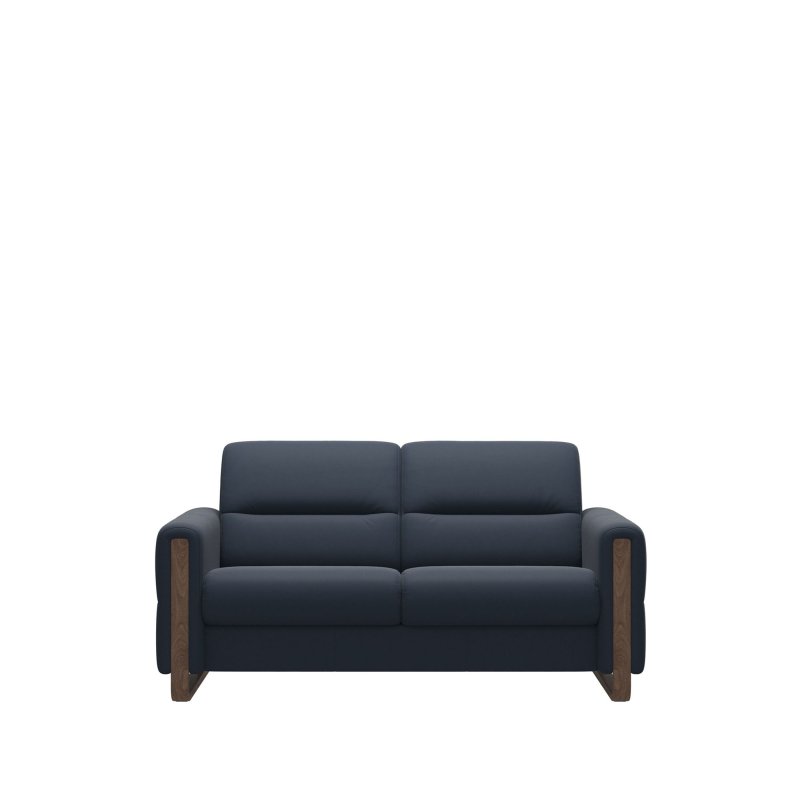 Stressless Stressless Fiona 2 Seater Sofa with Wood Arms in Leather