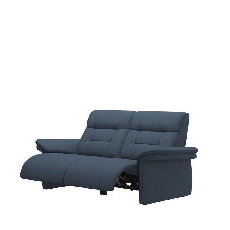 Stressless Stressless Mary 2 Seater Power Recliner with Upholstered Arms in Fabric