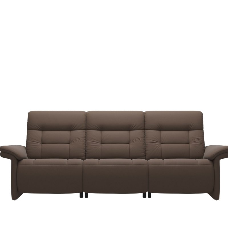 Stressless Stressless Mary 3 Seater Sofa with Upholstered Arms in Leather