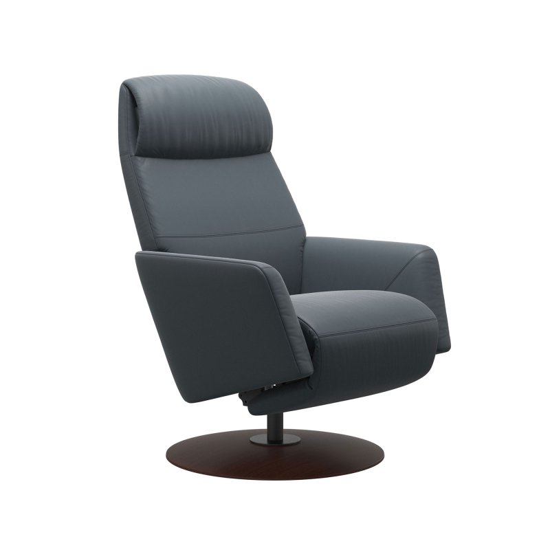 Stressless Stressless Scott Power Recliner in Leather with Disc Base