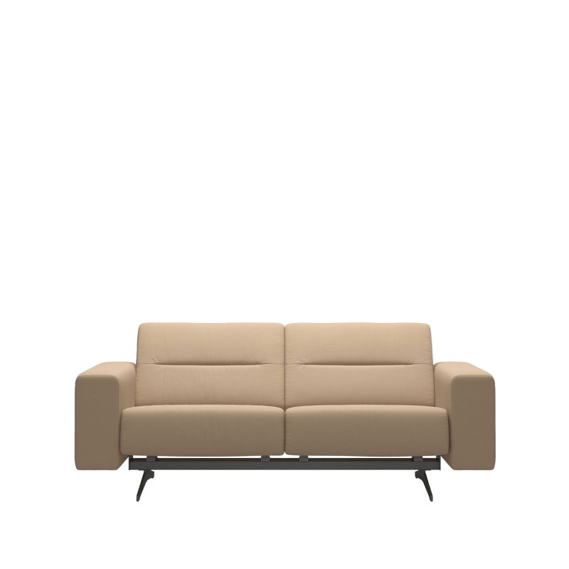 Stressless Stressless Stella 2 Seater Sofa with Upholstered Arms in Leather