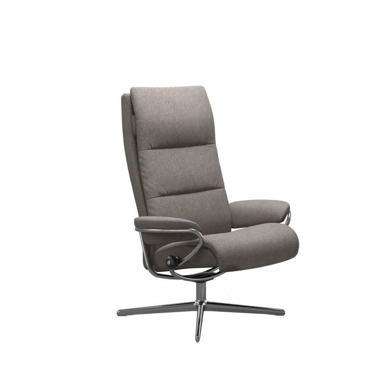 Stressless Stressless Tokyo High Back Chair in Fabric, Urban Cross Base