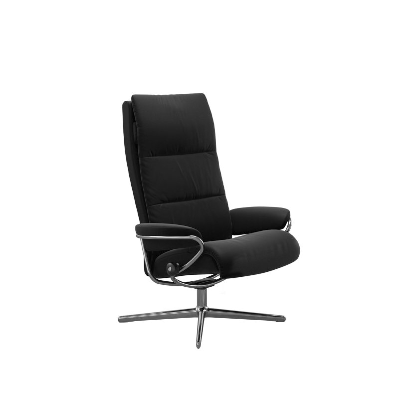 Stressless Stressless Tokyo High Back Chair in Leather, Urban Cross Base