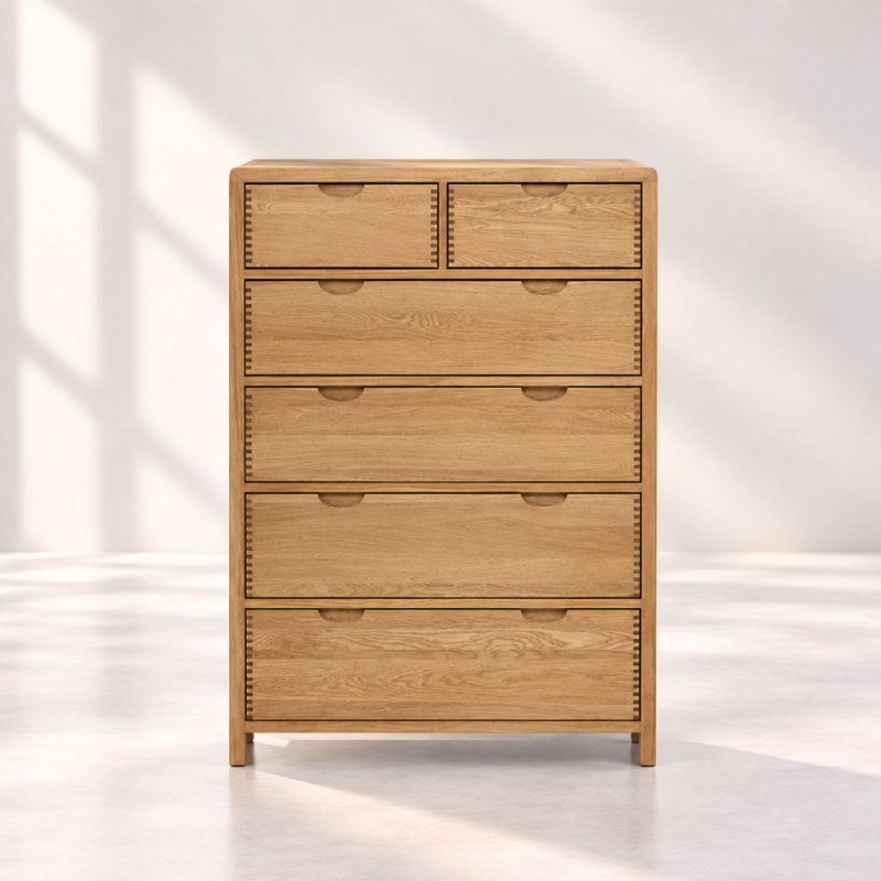 Bosco 6 Drawer Wide Chest Main Image HF