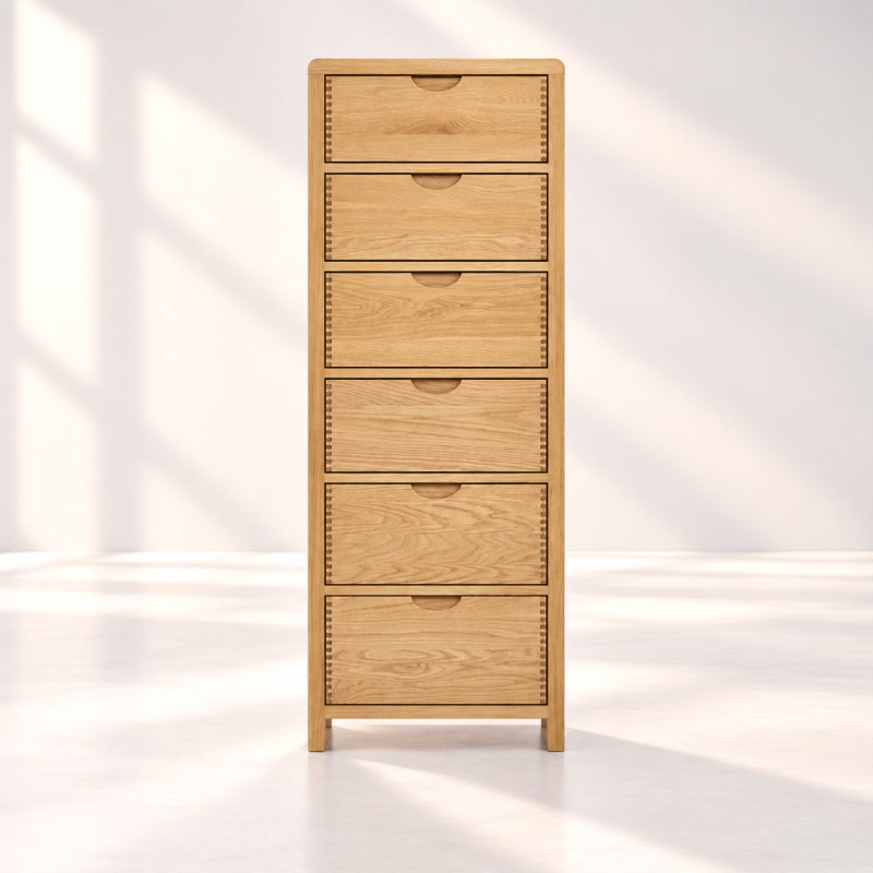 Bosco 6 Drawer Tall Chest Main Image HF