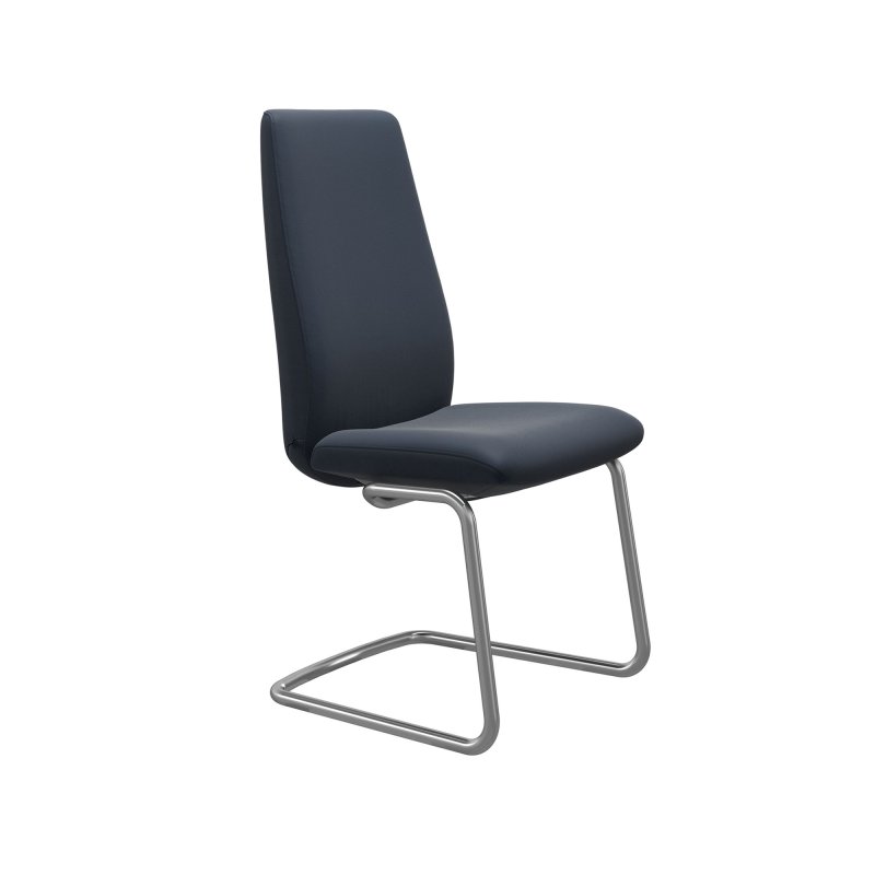Stressless Stressless Laurel Large High Back Dining Chair with D400 Legs in Leather