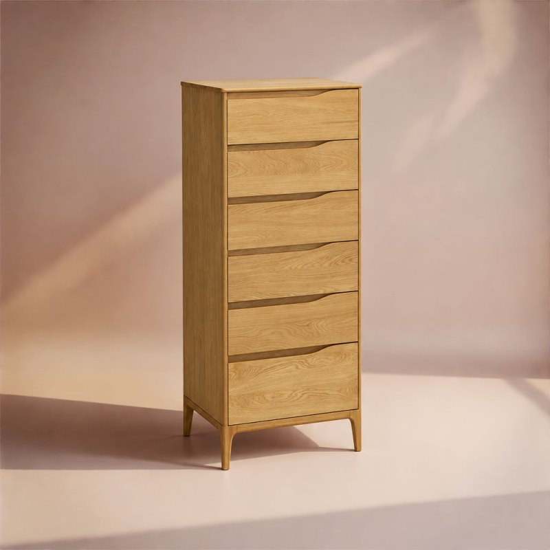 Rimini 6 Drawer Tall Chest Main Image HF