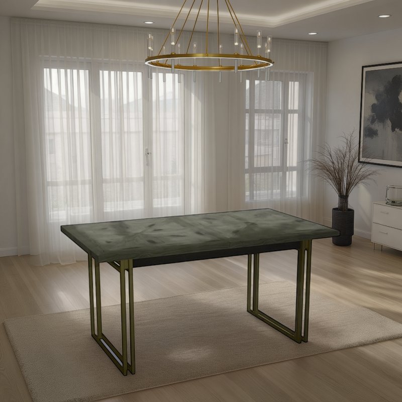 Bentley Designs Athena Fumed Oak 4-6 Extension Dining Table