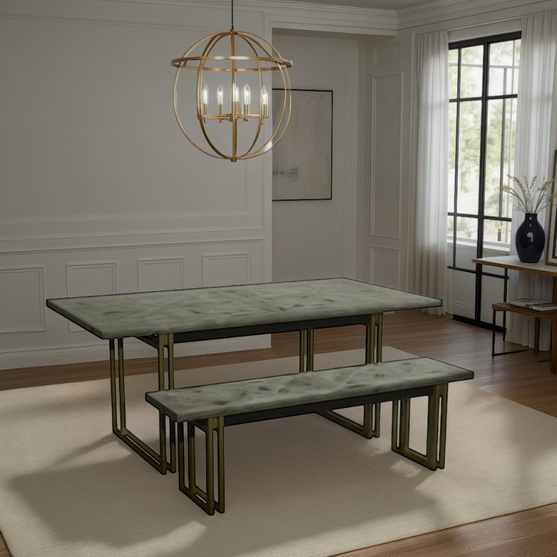 Bentley Designs Athena Fumed Oak Dining Bench