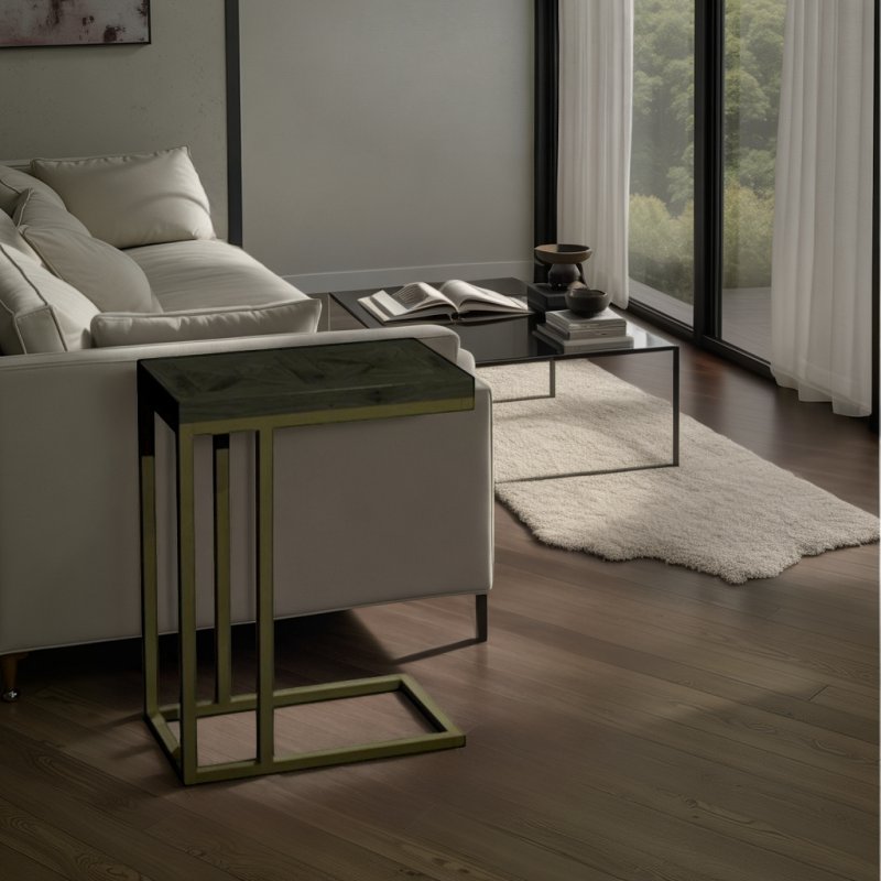 Bentley Designs Athena Fumed Oak Sofa Table