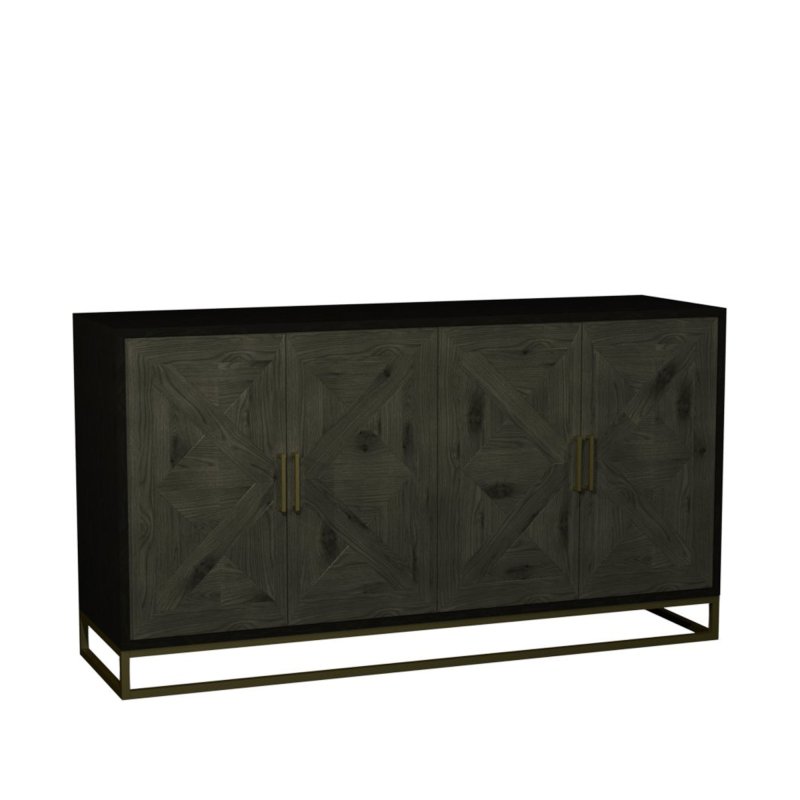 Bentley Designs Athena Fumed Oak Wide Sideboard