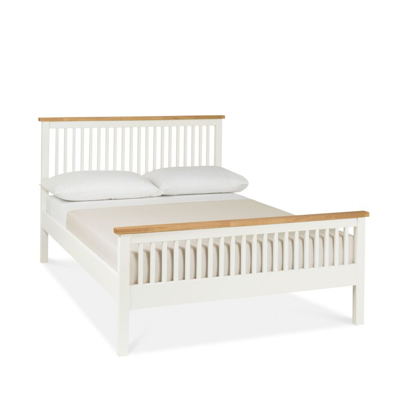 Bentley Designs Atlanta Two Tone 135cm High Footend Bedstead