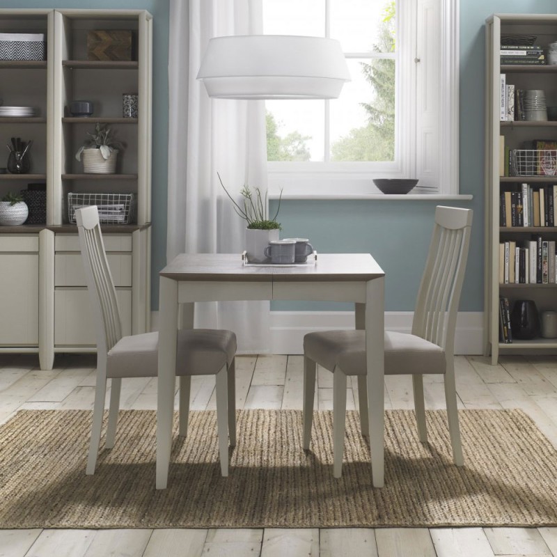 Bentley Designs Bergen Grey Washed Oak & Soft Grey 2-4 Extension Table