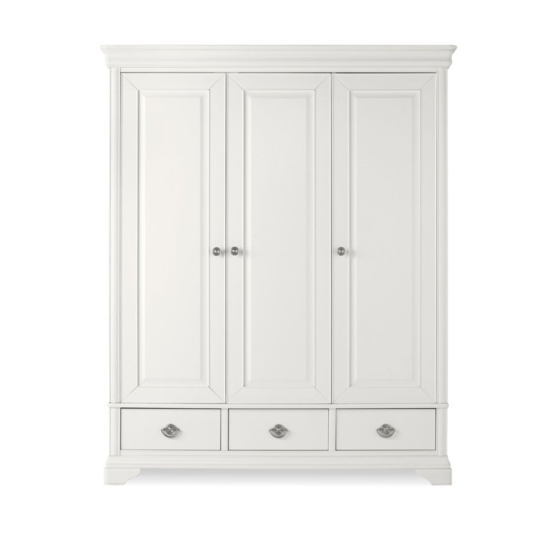 Bentley Designs Chantilly White Triple Wardrobe