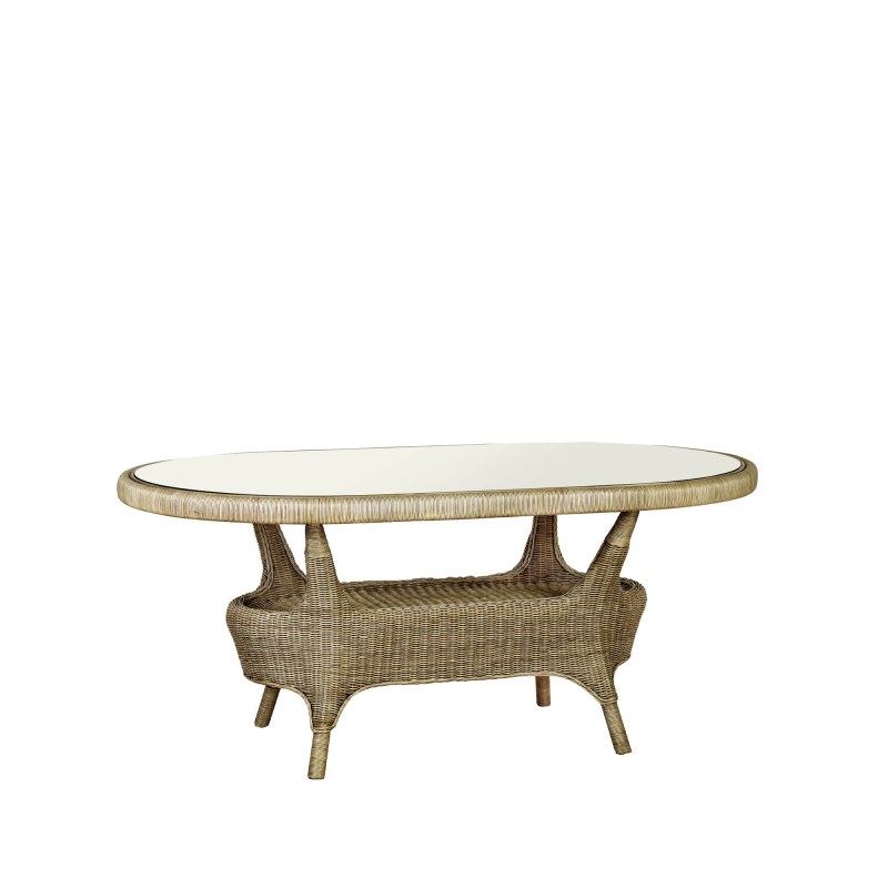 The Cane Industries Amalfi Oval Dining Suite (6 Seater)