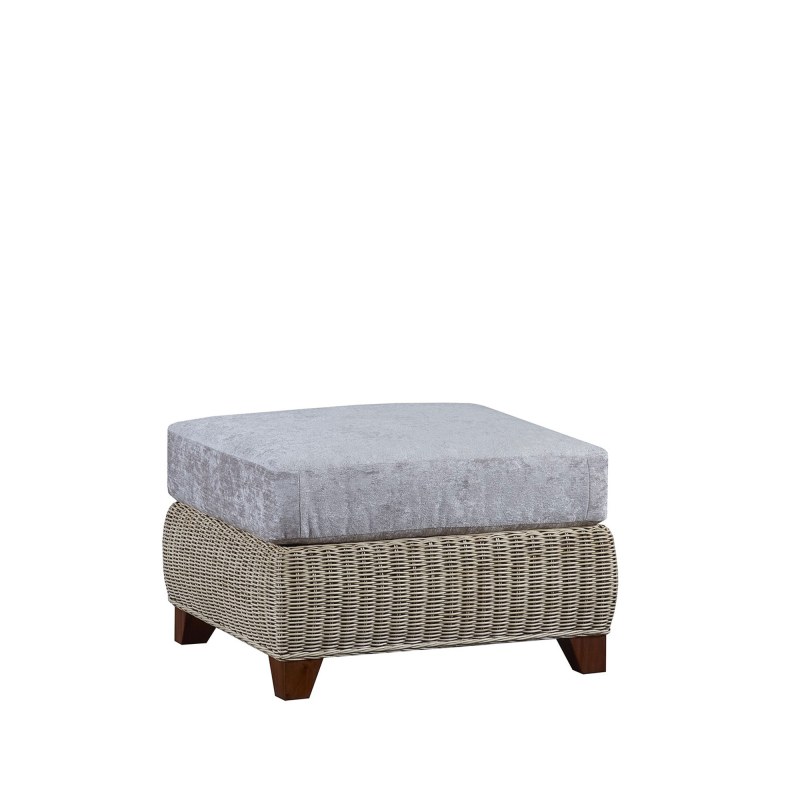 The Cane Industries Della Grand Footstool with Storage