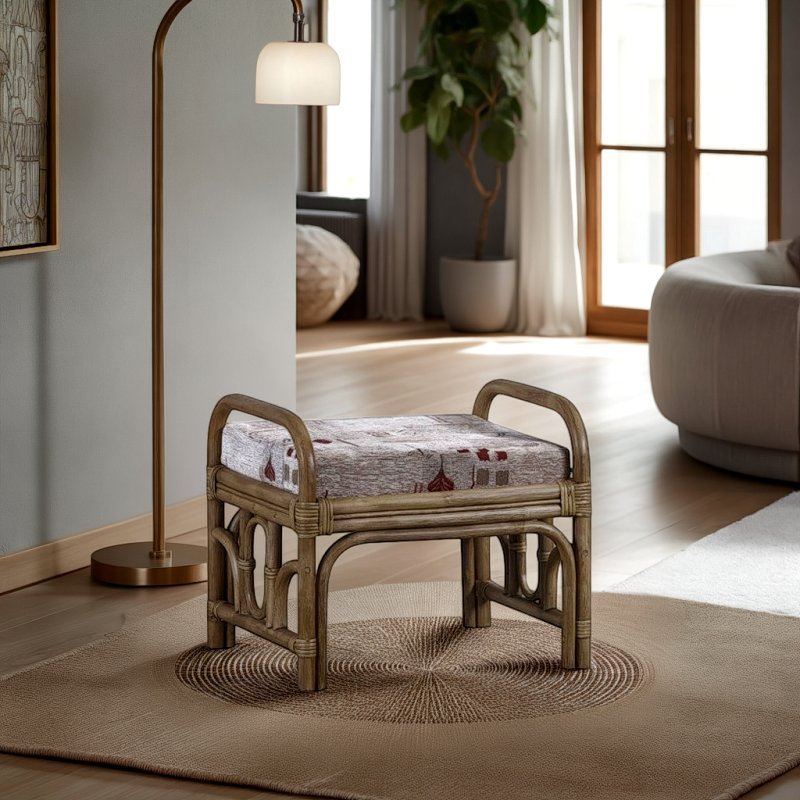 The Cane Industries Padova Footstool