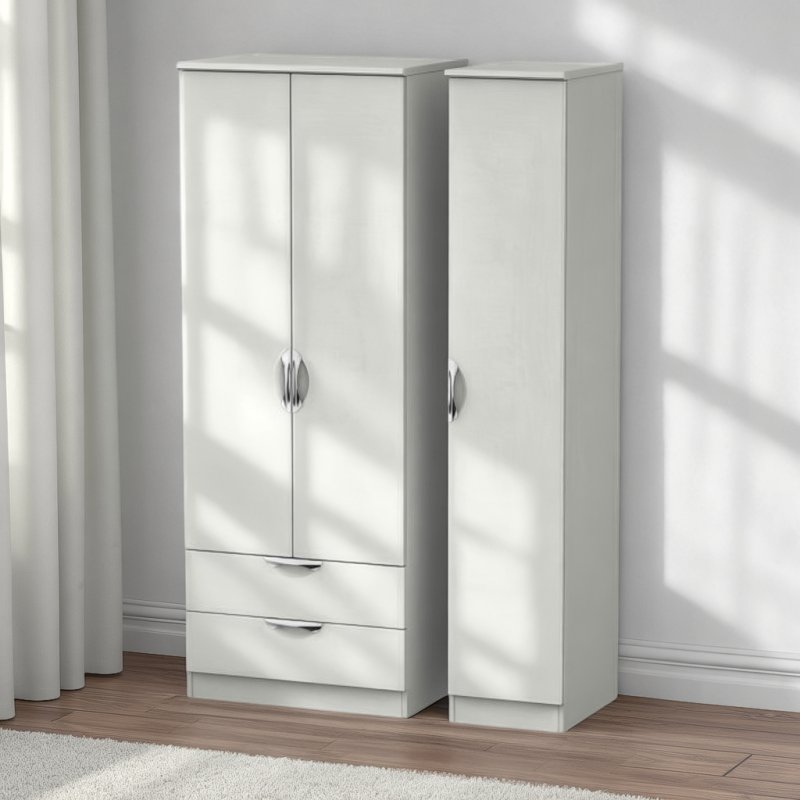 Welcome Furniture Camden Tall Triple 2 Drawer Robe