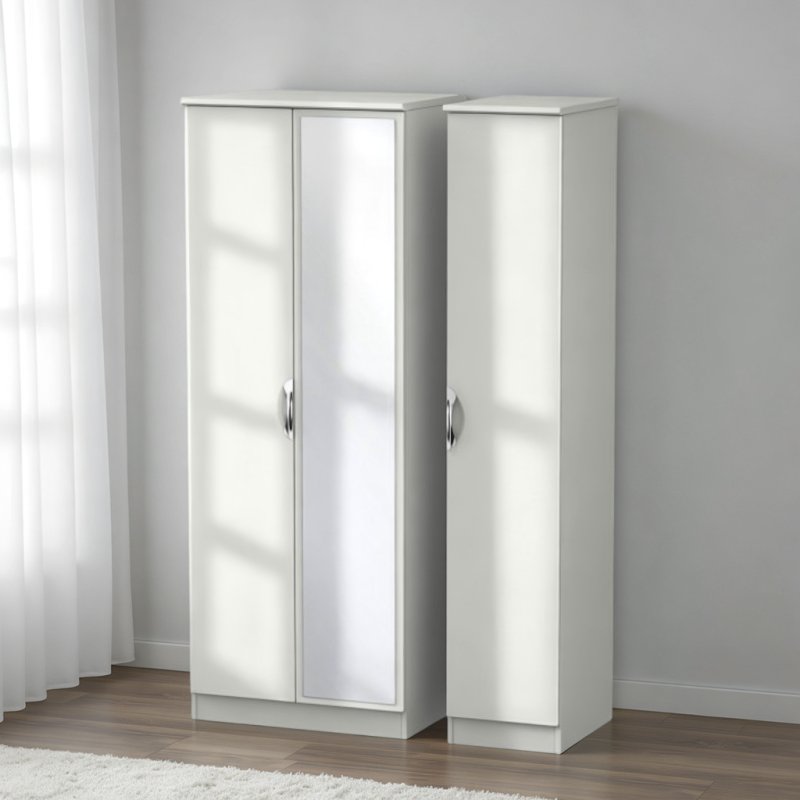 Welcome Furniture Camden Tall Triple Mirror Robe