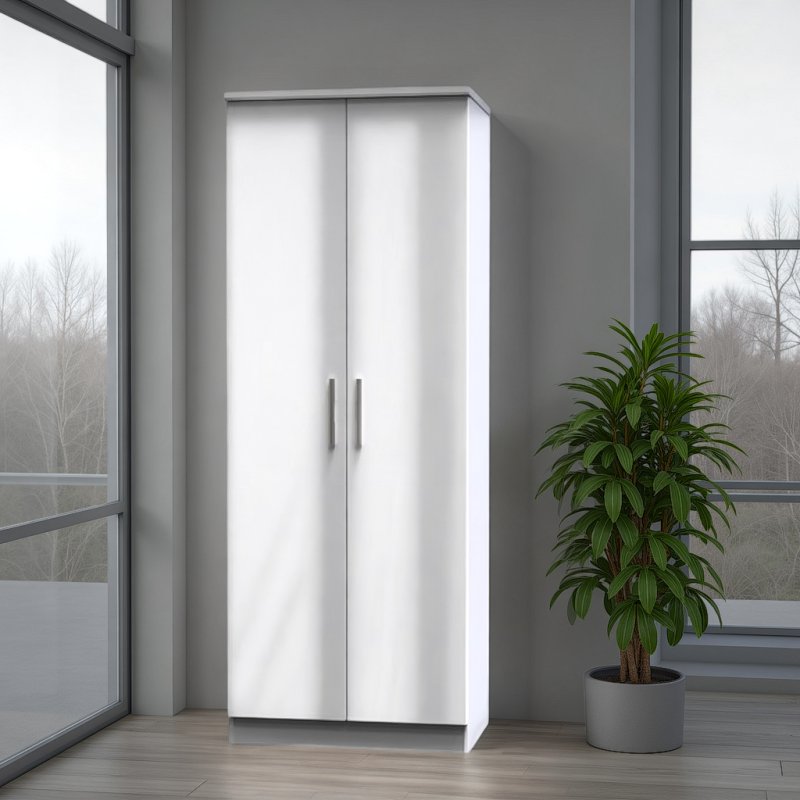 Welcome Furniture Knightsbridge Tall 2ft6 Plain Robe