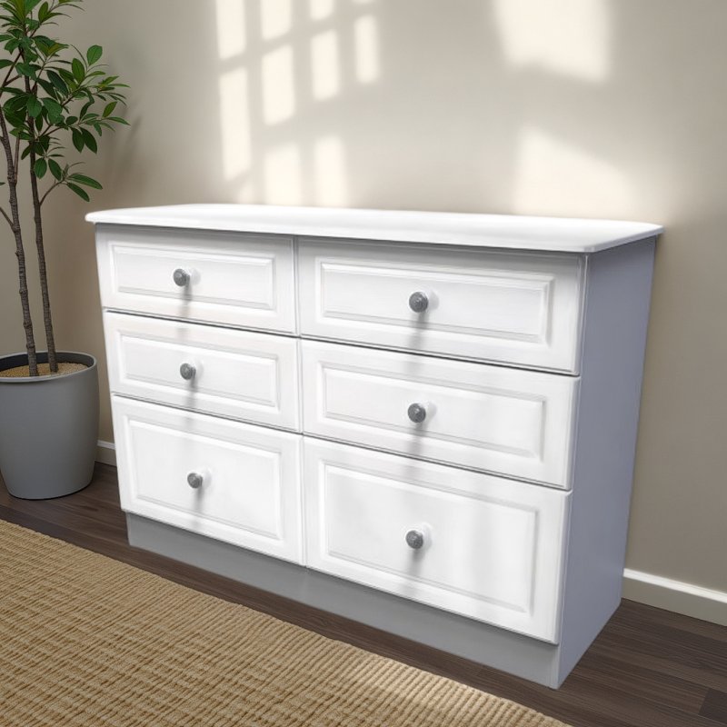 Welcome Furniture Pembroke 6 Drawer Midi Chest