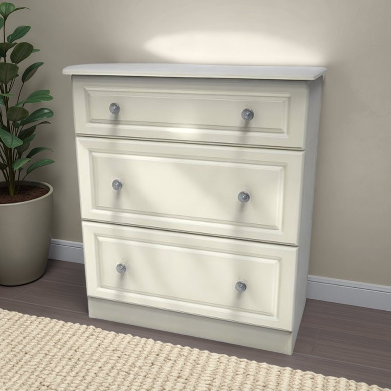 Welcome Furniture Pembroke 3 Drawer Deep Chest