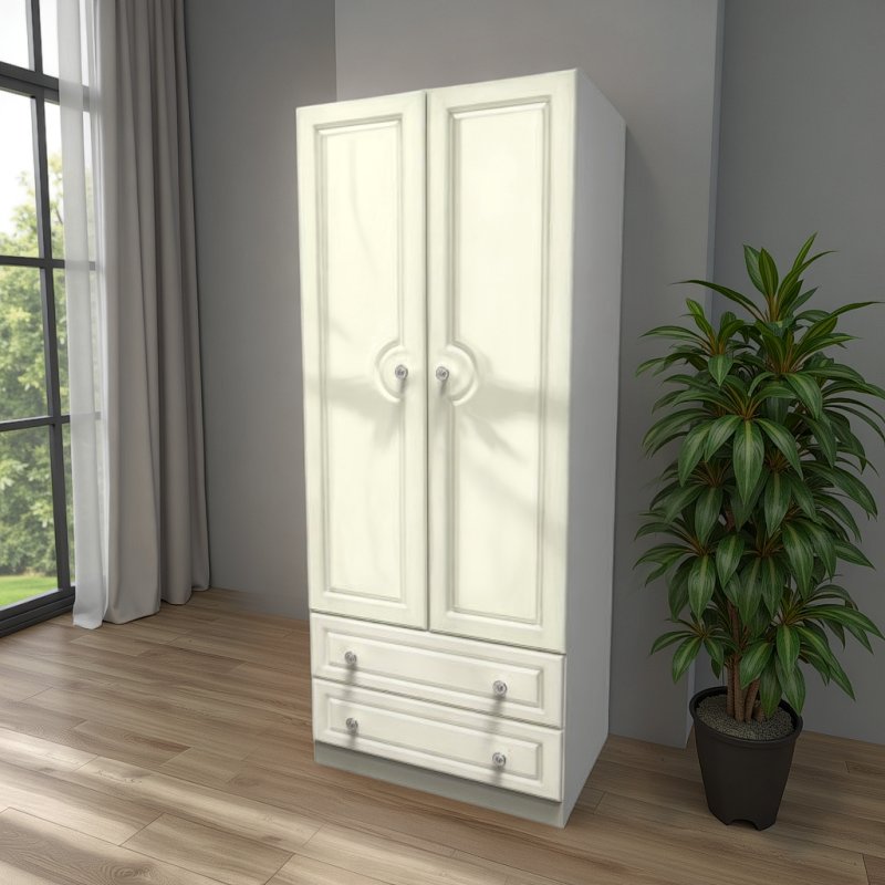 Welcome Furniture Pembroke 2ft6 2 Drawer Robe