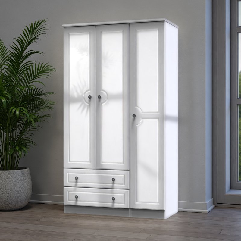 Welcome Furniture Pembroke Triple 2 Drawer Robe