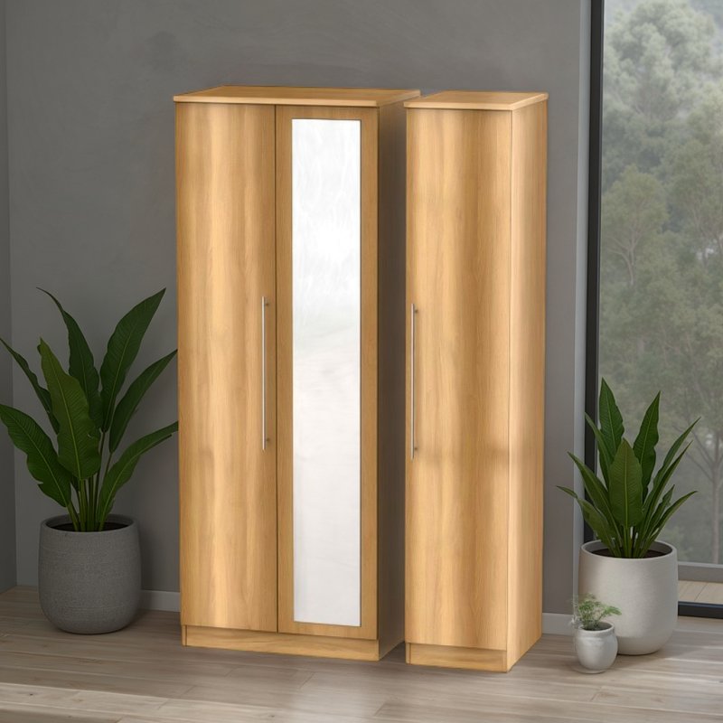 Welcome Furniture Sherwood Tall Triple Mirror Robe