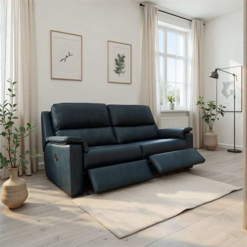 G Plan G Plan Harper Large 2 Seater Double Recliner in Leather