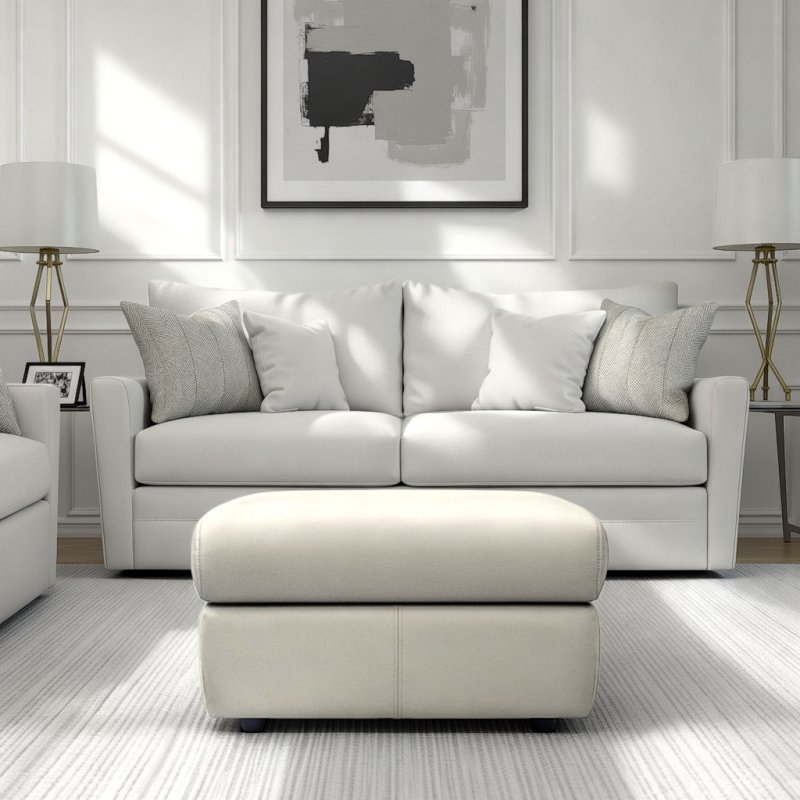 G Plan G Plan Harper Footstool in Leather