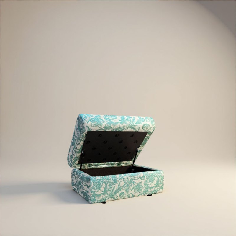 G Plan Harper Storage Footstool in Fabric