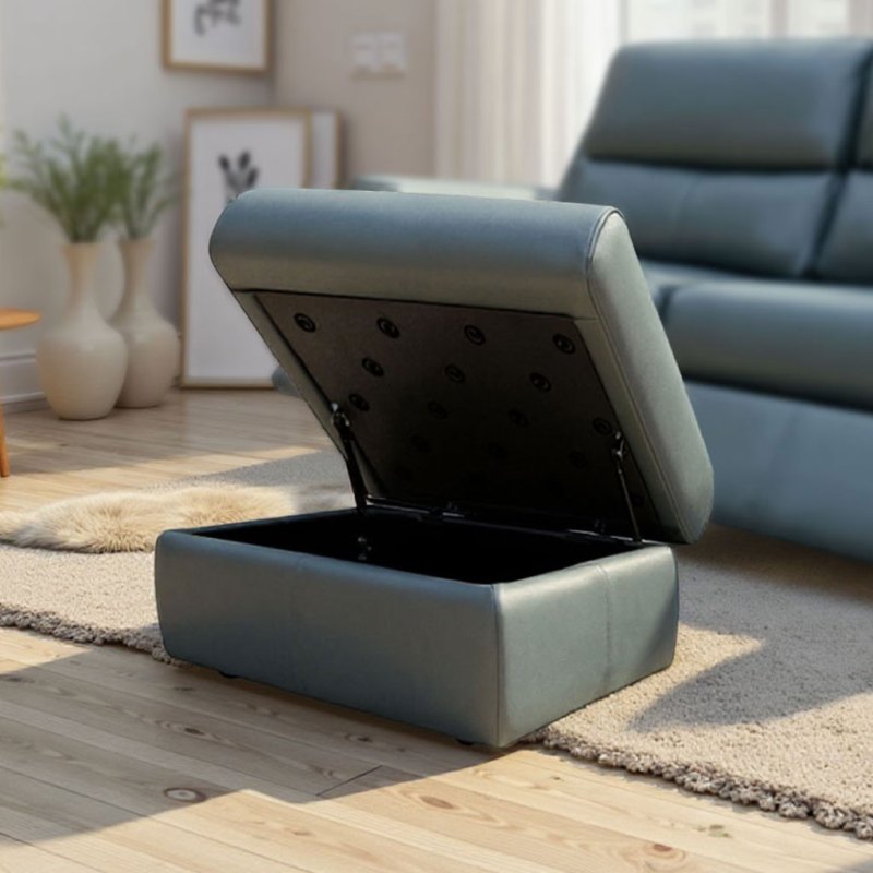 G Plan G Plan Harper Storage Footstool in Leather