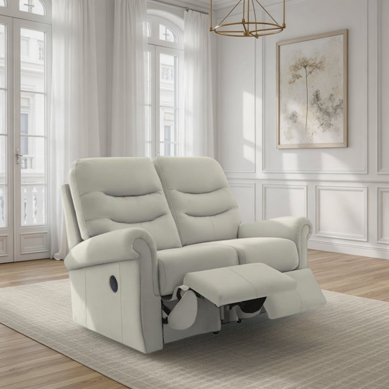 G Plan G Plan Holmes 2 Seater Double Recliner in Leather