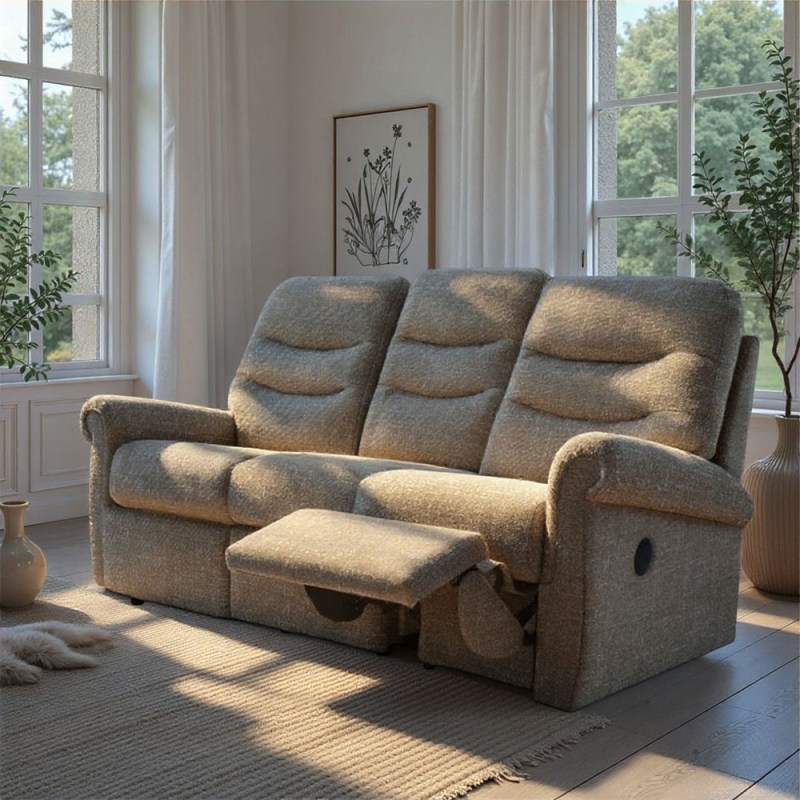 G Plan G Plan Holmes 3 Seater Recliner in Fabric