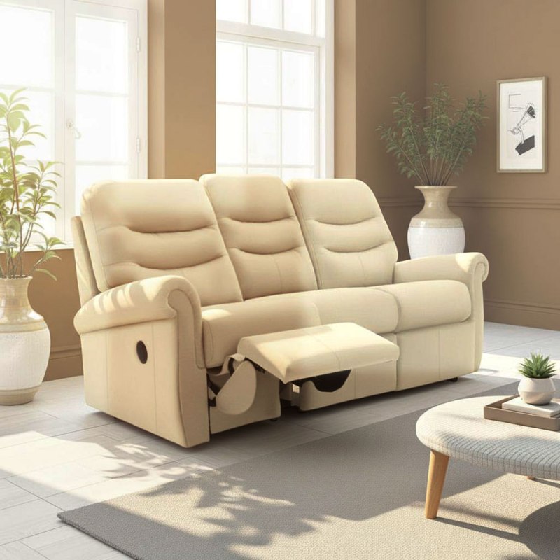 G Plan G Plan Holmes 3 Seater Recliner in Leather