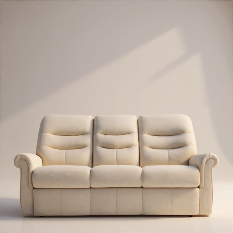 G Plan Holmes Small 3 Seater Sofa in Leather