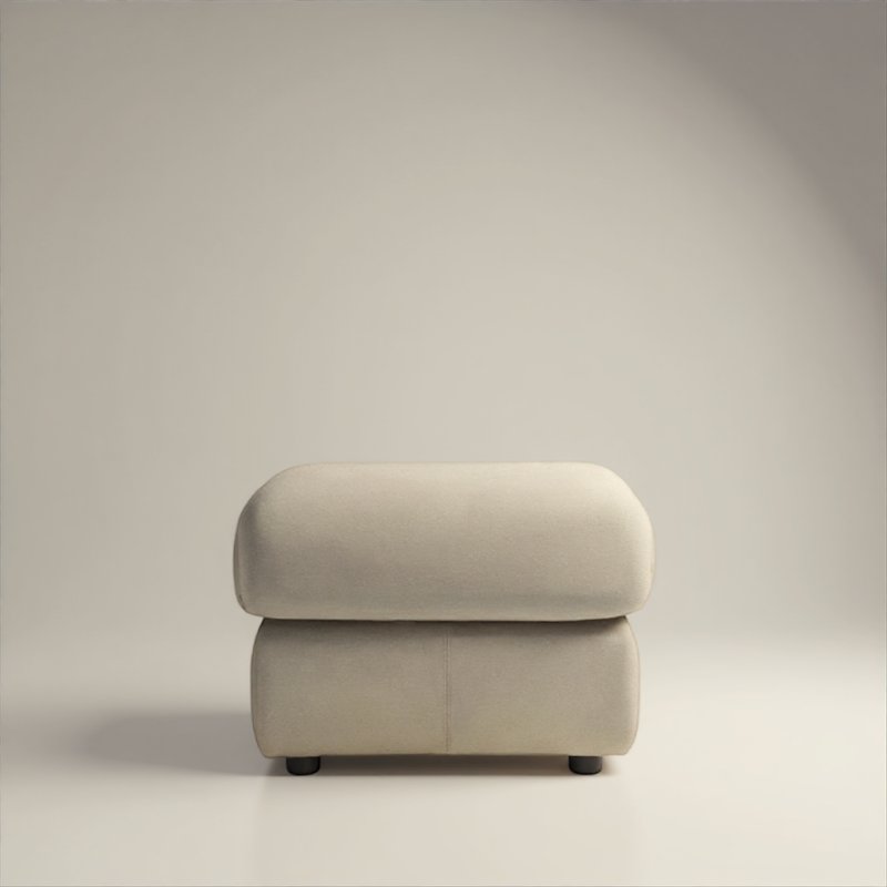 G Plan Holmes Footstool in Leather