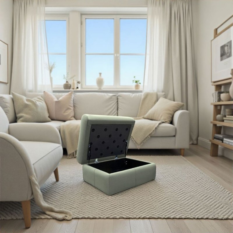 G Plan G Plan Holmes Storage Footstool in Leather