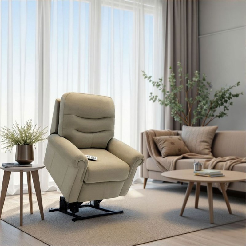 G Plan G Plan Holmes Small Dual Elevate Chair in Leather