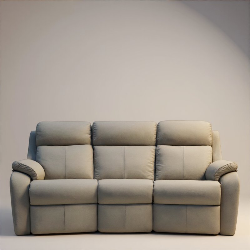 G Plan Kingsbury 3 Seater Curved Sofa in Leather