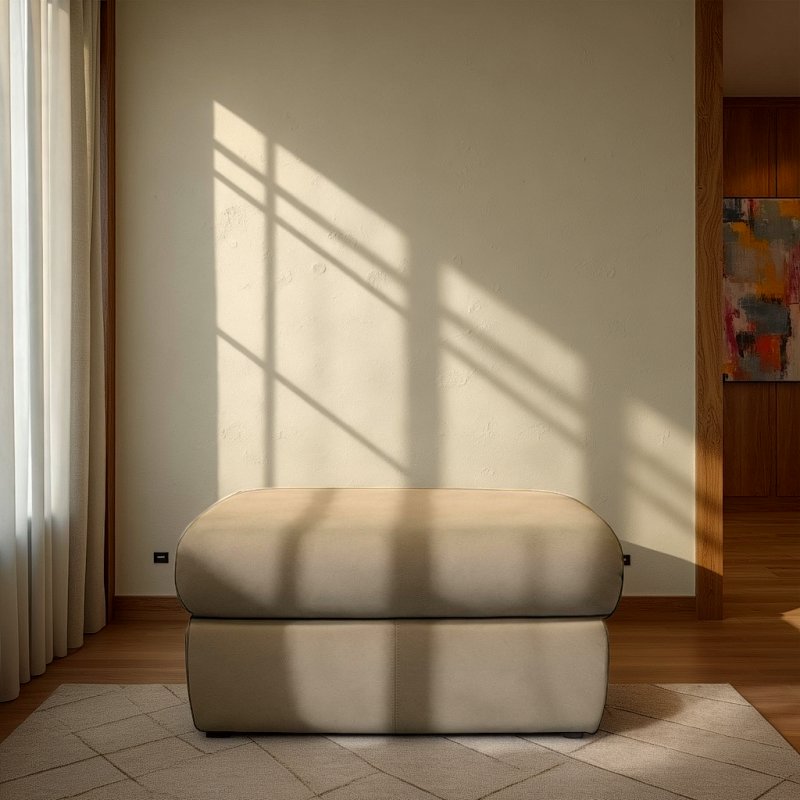 G Plan G Plan Kingsbury Storage Footstool in Leather